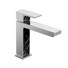 Modern Brass Single Handle Lever Wash Basin Mixer Washroom Deck Mounted Water Sink Faucet Tap Chrome Bathroom Faucets